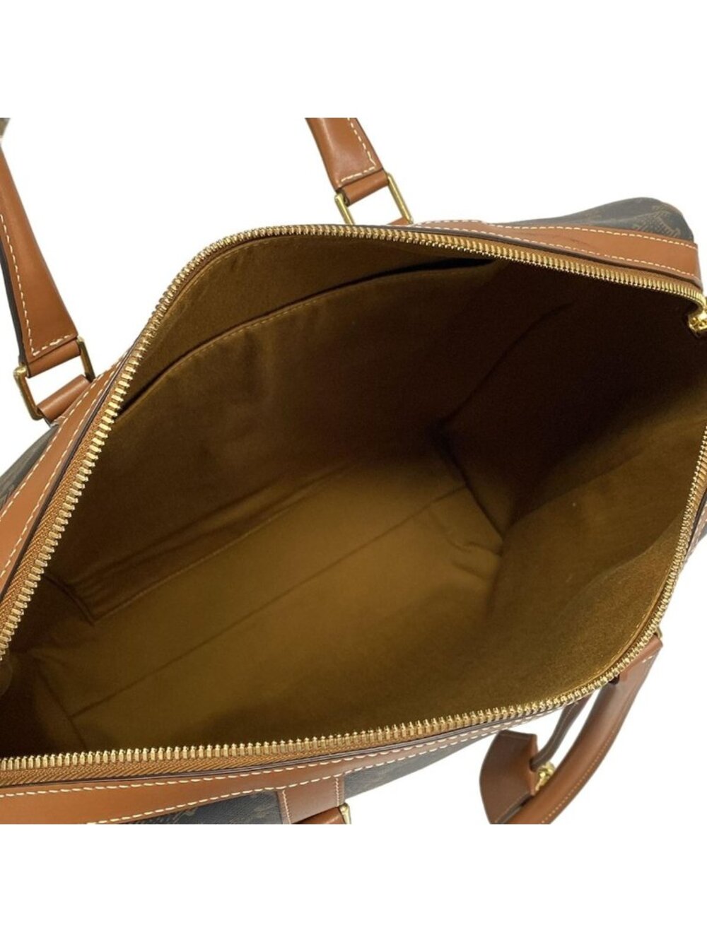 Celine Boston Bag Black Brown Leather - Picture 7 of 15